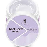 GEL HARD 1 TRANSPARENTE 15ML - REAL LOVE