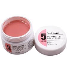 SCULPING GEL LIGHT 05 NUDE - REAL LOVE 15ML INVILA - Tudo para unhas em gel