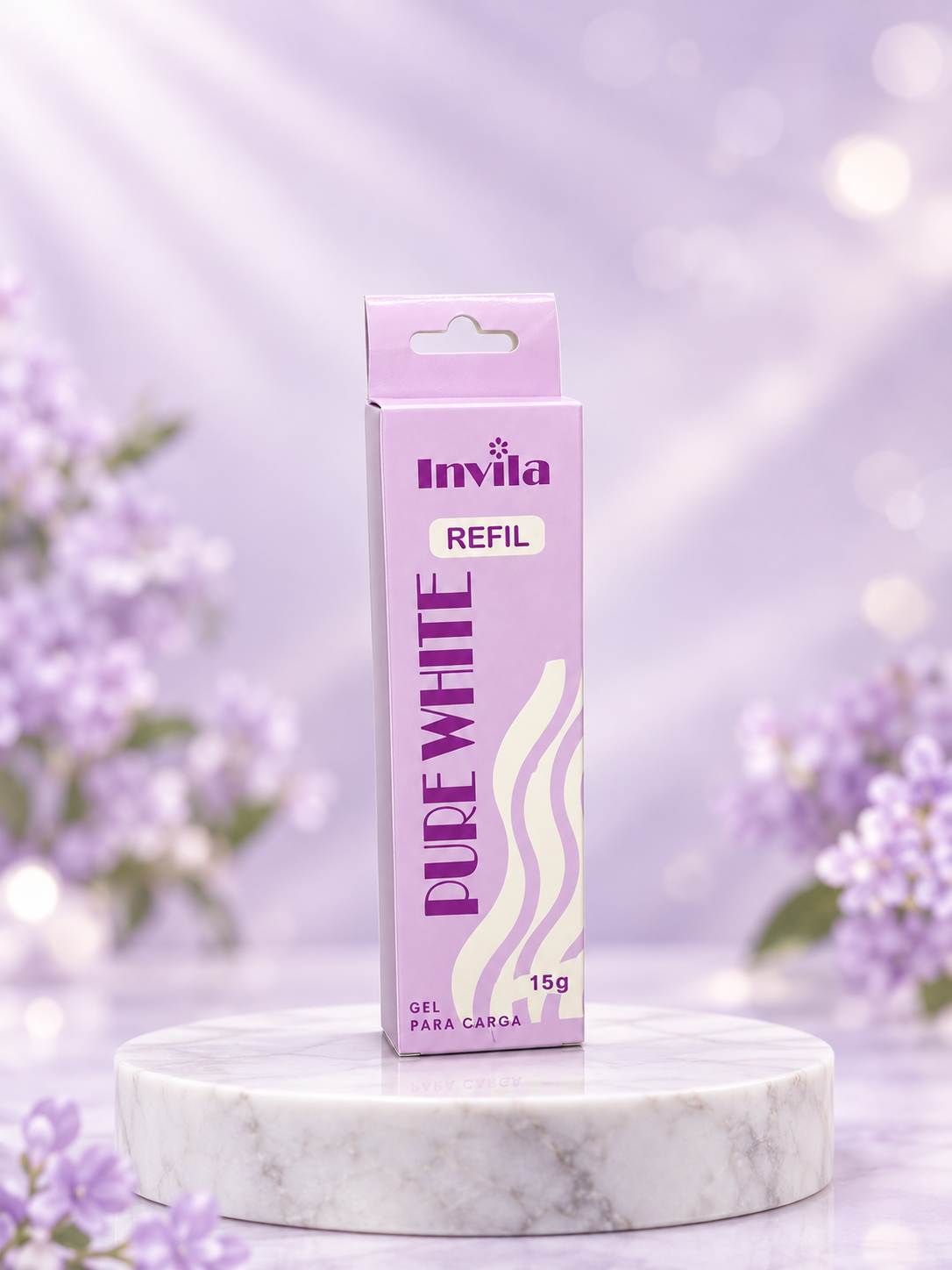 GEL REFIL PURE WHITE 15G Invila - imagem estilizada