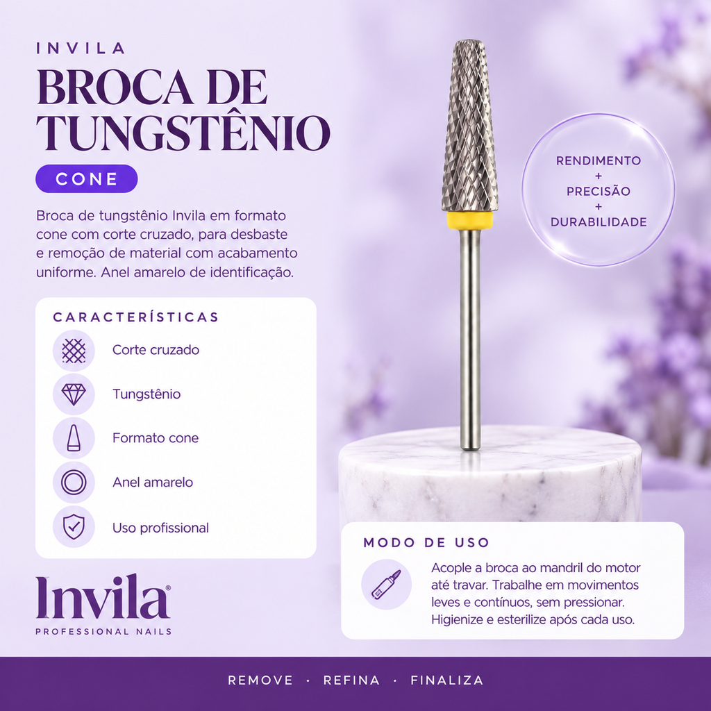 BROCA TUNGSTENIO 717XEFL Invila - beneficios do produto