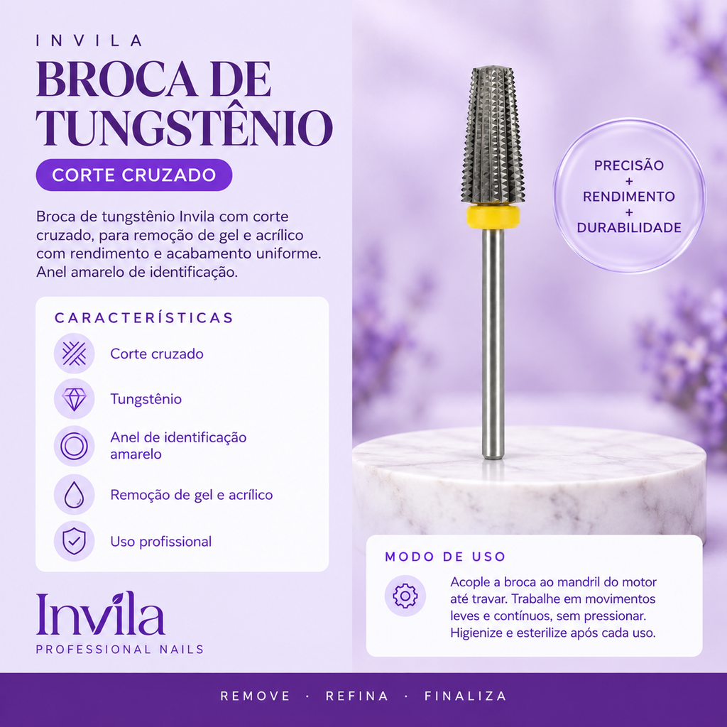 BROCA TUNGSTENIO 717XEF Invila - beneficios do produto