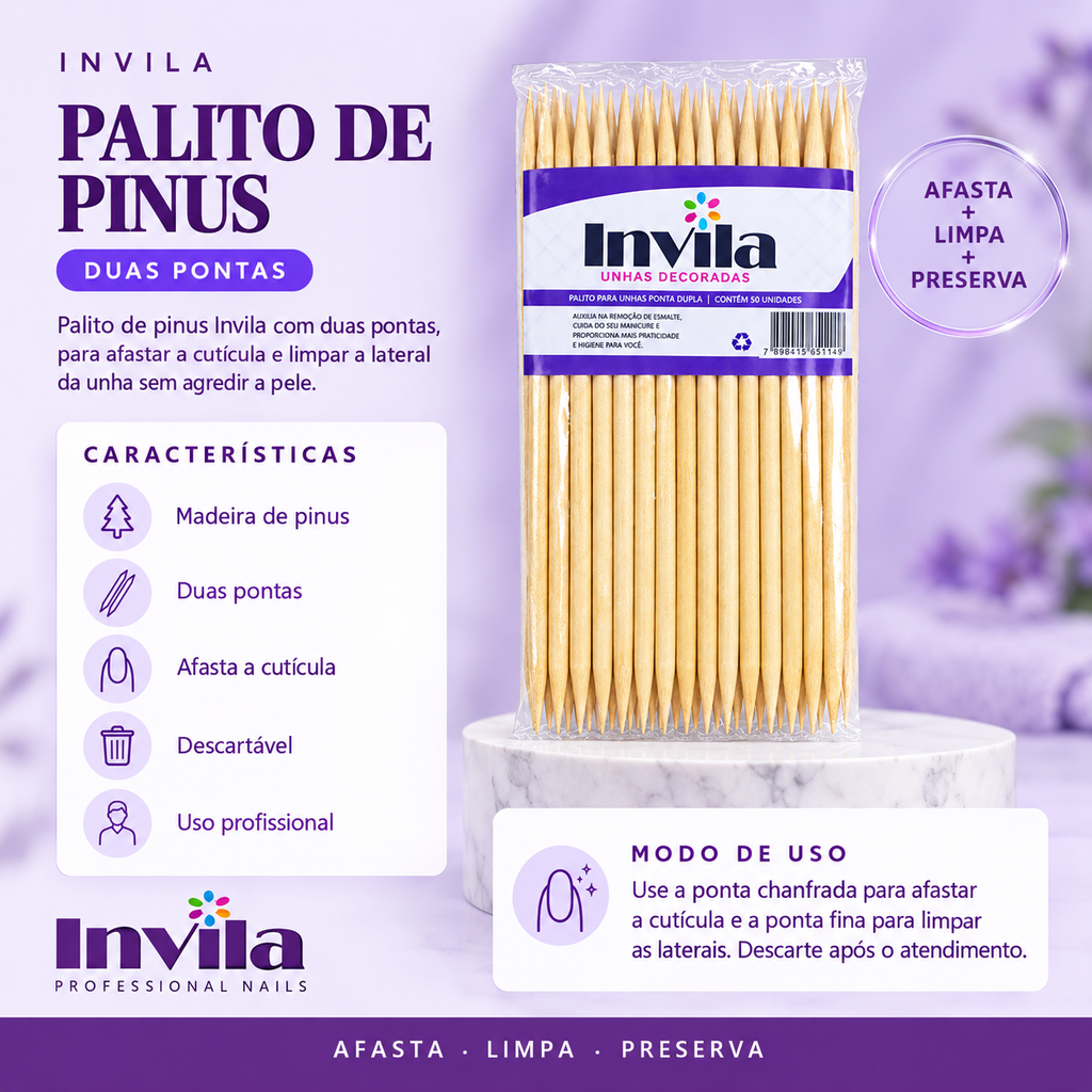 PALITO PINUS Invila - beneficios do produto