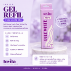 GEL REFIL PURE WHITE 15G Invila - beneficios do produto