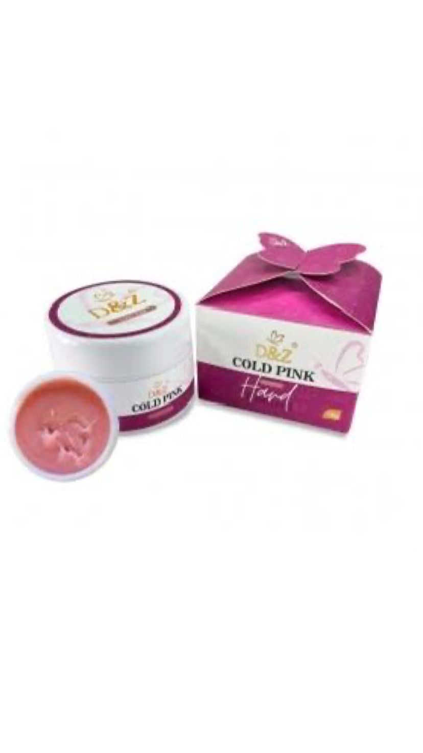 GEL COLD PINK CONTROL HARD 18G -D&Z INVILA - Tudo para unhas em gel