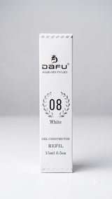 GEL CONSTRUTOR REFIL 08 WHITE 15ML - DAFU
