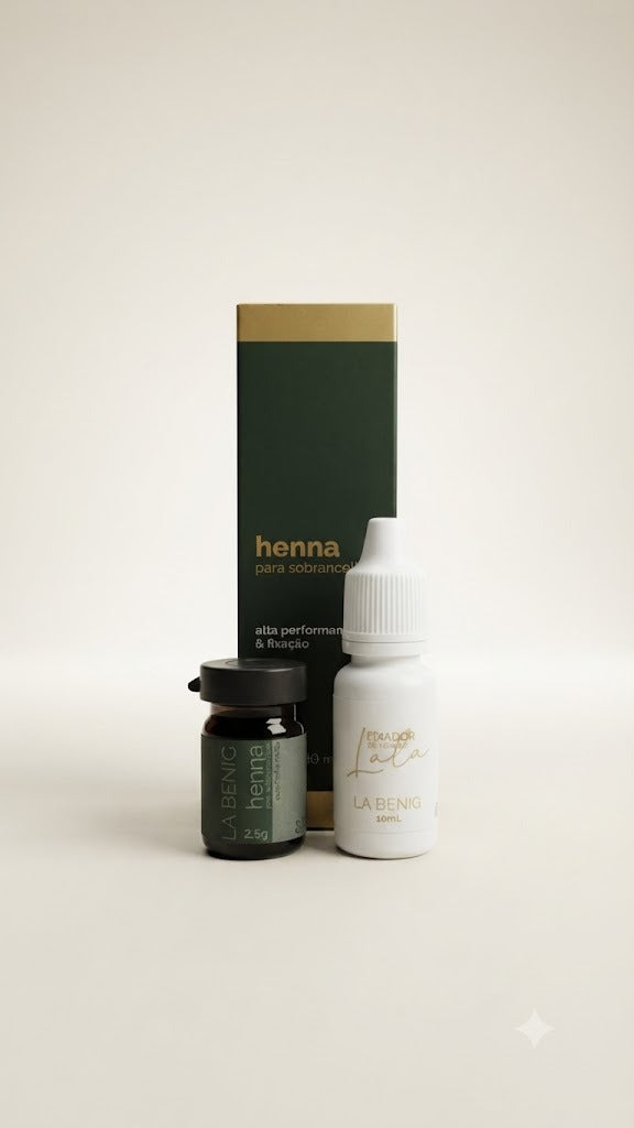HENNA CASTANHO MEDIO 2,5g - LA BENIG
