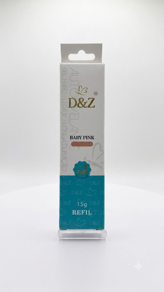 GEL REFIL HARD BABY PINK D&Z – 15G