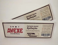 LENÇO EPILACÃO AVEXE- 50UN INVILA - Tudo para unhas em gel