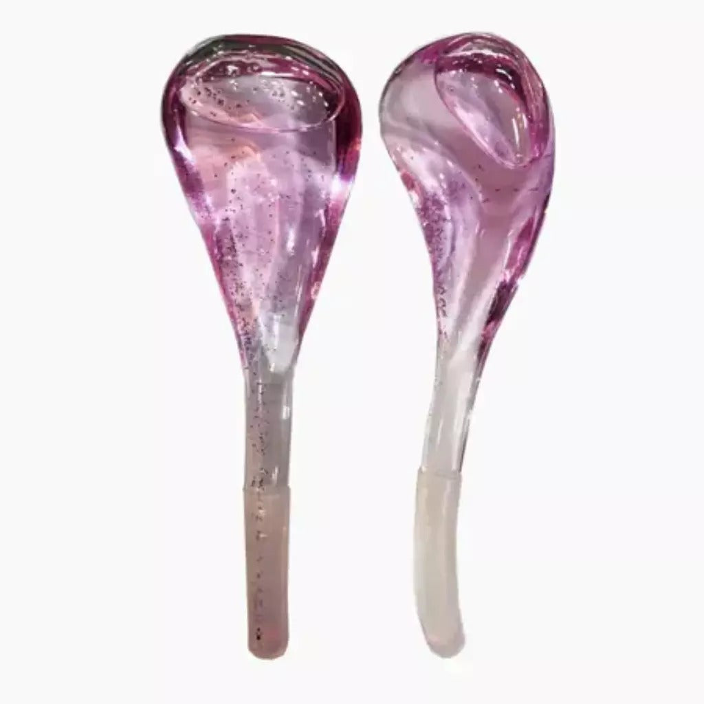 ESFERA ROSA COM GLITTER DE VIDRO PARA CROMOTERAPIA INVILA - Tudo para unhas em gel