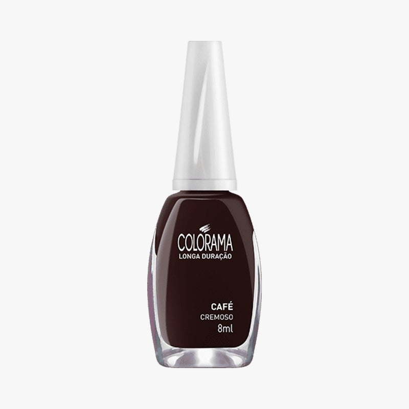 ESMALTE COLORAMA CAFE 8ML INVILA - Tudo para unhas em gel