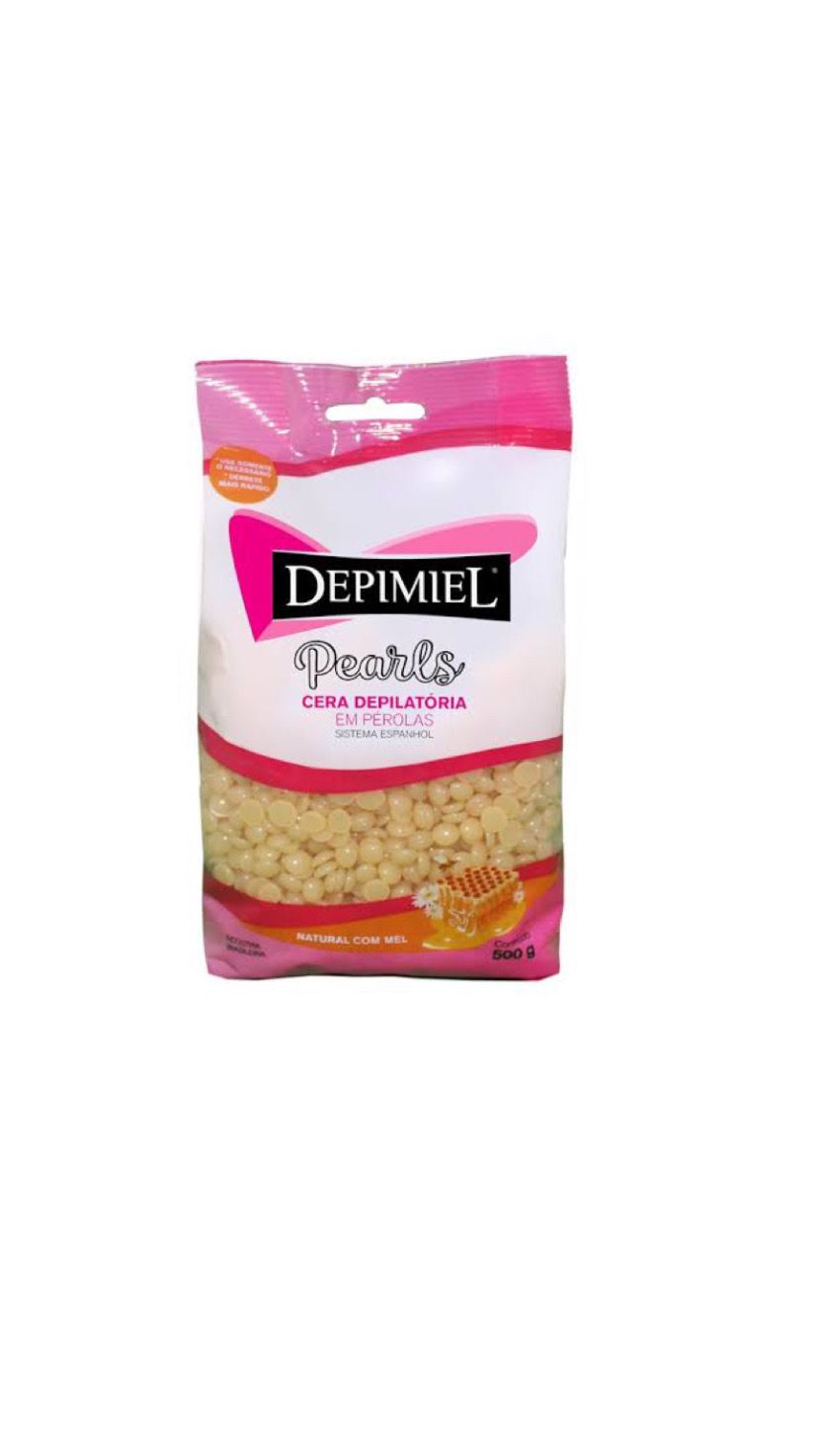 CERA DEPILATÓRIA EM PÉROLAS  COM MEL 500G -DEPIMIEL INVILA - Tudo para unhas em gel