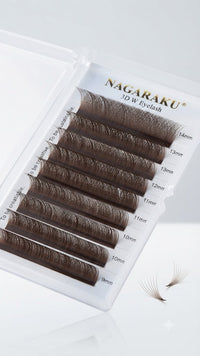 CILIOS DARK BROW 0.07D MIX 8-14MM - NAGARAKU