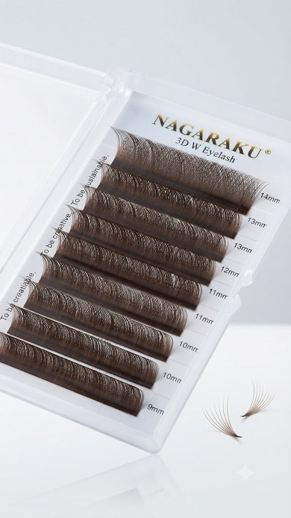CILIOS DARK BROW 0.07D MIX 8-14MM - NAGARAKU
