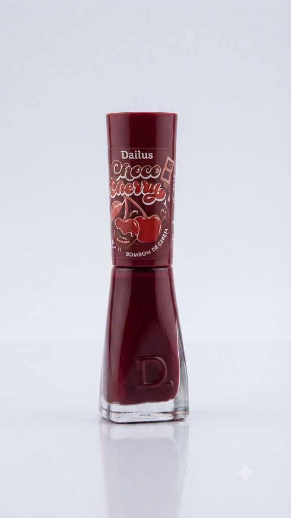 ESMALTE 8ML CHOCO CHERRY BOMBOM DE CEREJA - DAILUS QUERIDINHOS