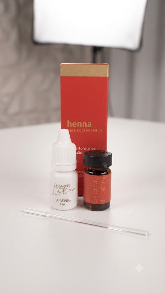 HENNA CASTANHO ESCURO 1,25G - LA BENIG