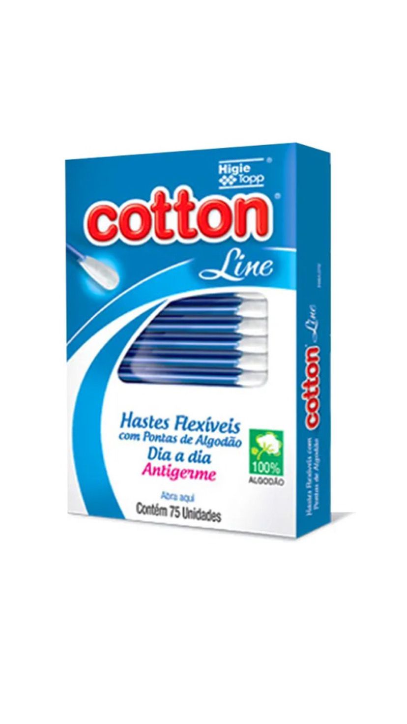 HASTES FLEXÍVEIS 75UND  -COTTON LINE INVILA - Tudo para unhas em gel