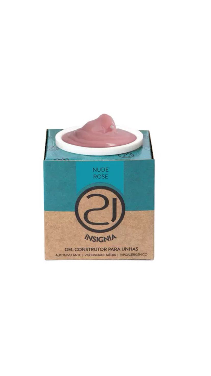 GEL NAILS 21 NUDE  ROSE 16G -INSIGNIA INVILA - Tudo para unhas em gel
