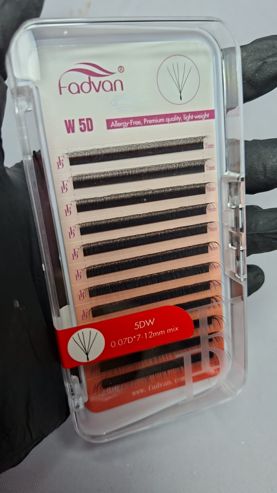 CILIOS FADVAN 5DW 0.07D MIX 7-12mm INVILA - Tudo para unhas em gel