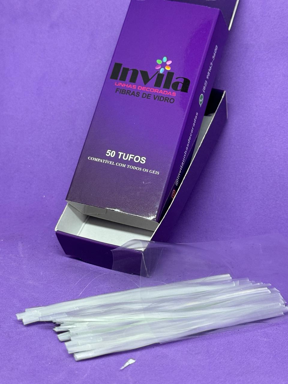 FIBRA DE VIDRO TUFO 50UN - INVILA INVILA - Tudo para unhas em gel