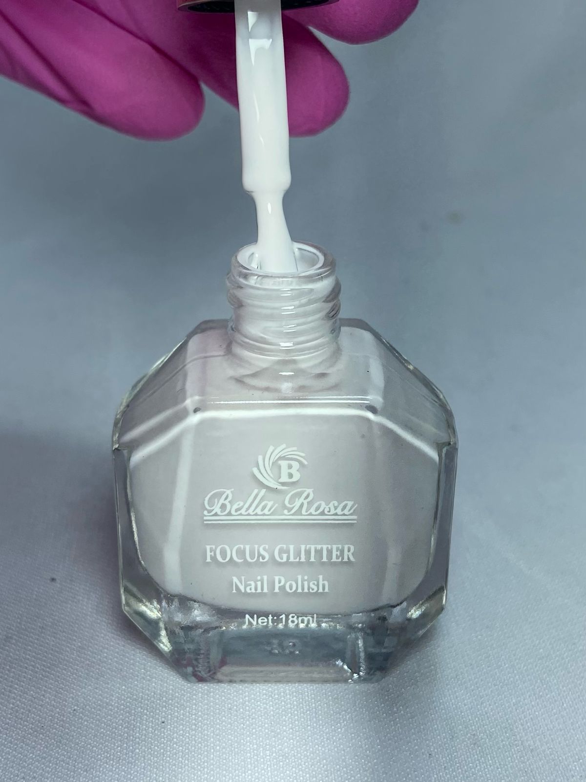 ESMALTE BELLA ROSA FOCUS GLITTER 42-18ML INVILA - Tudo para unhas em gel