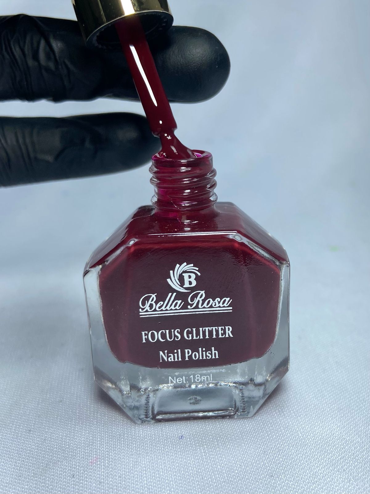 ESMALTE BELLA ROSA FOCUS GLITTER 20- 18ML INVILA - Tudo para unhas em gel