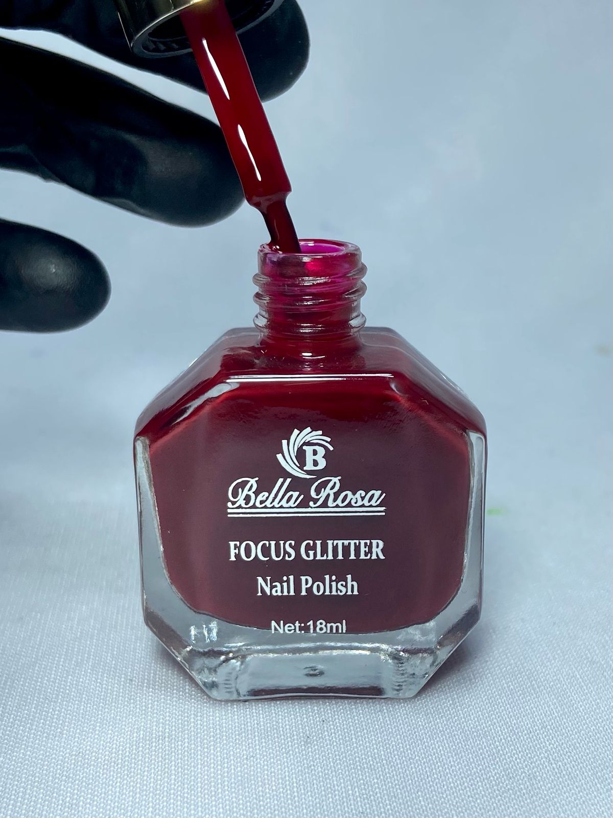 ESMALTE BELLA ROSA FOCUS GLITTER 22- 18ML INVILA - Tudo para unhas em gel