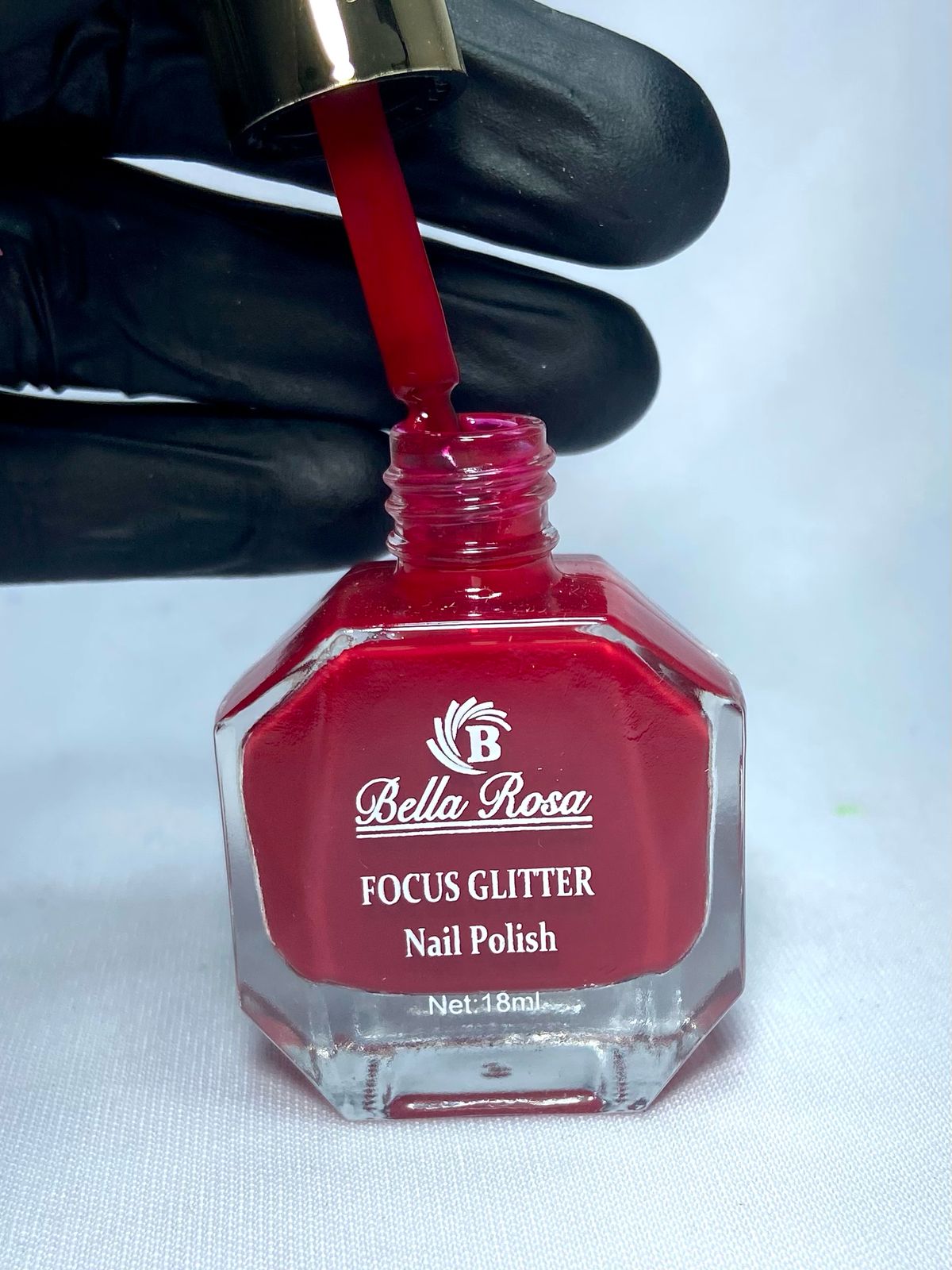 ESMALTE BELLA ROSA FOCUS GLITTER 23- 18ML INVILA - Tudo para unhas em gel