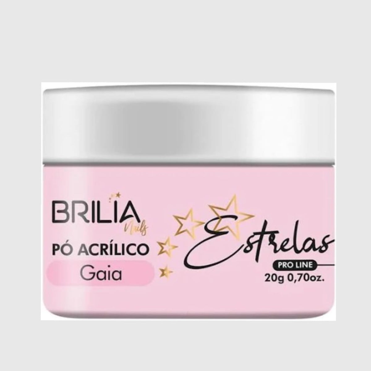 PO ACRILICO GAIA BRILIA 20G INVILA - Tudo para unhas em gel