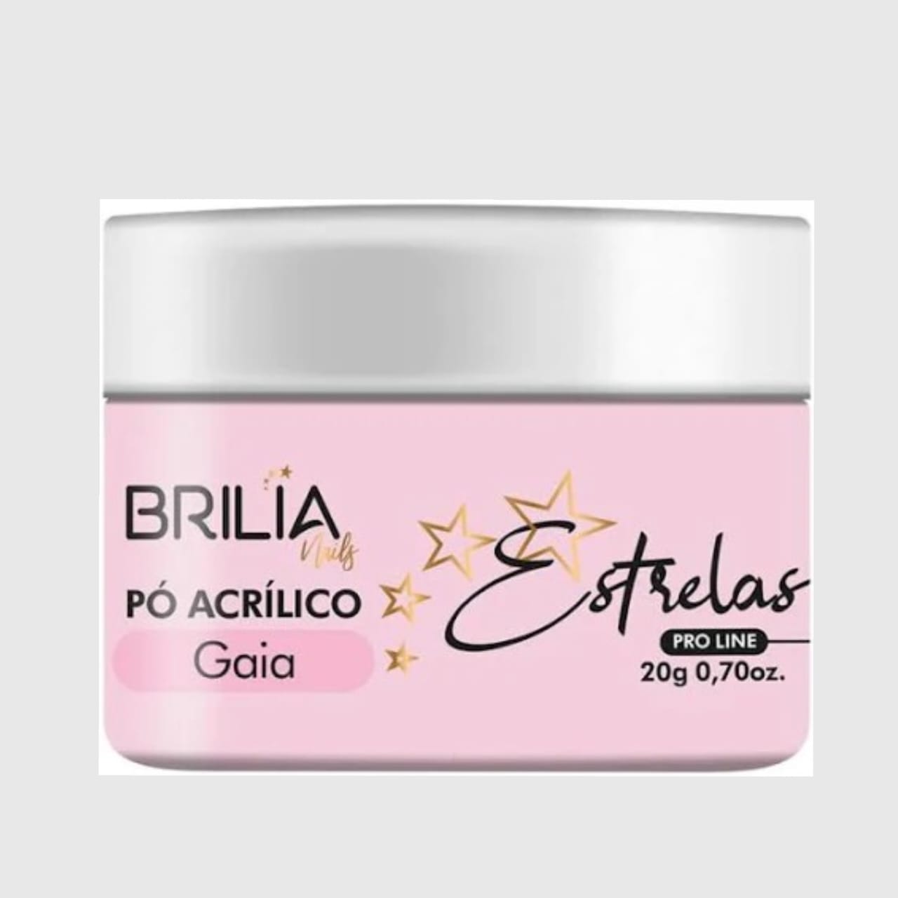 PO ACRILICO GAIA BRILIA 20G INVILA - Tudo para unhas em gel
