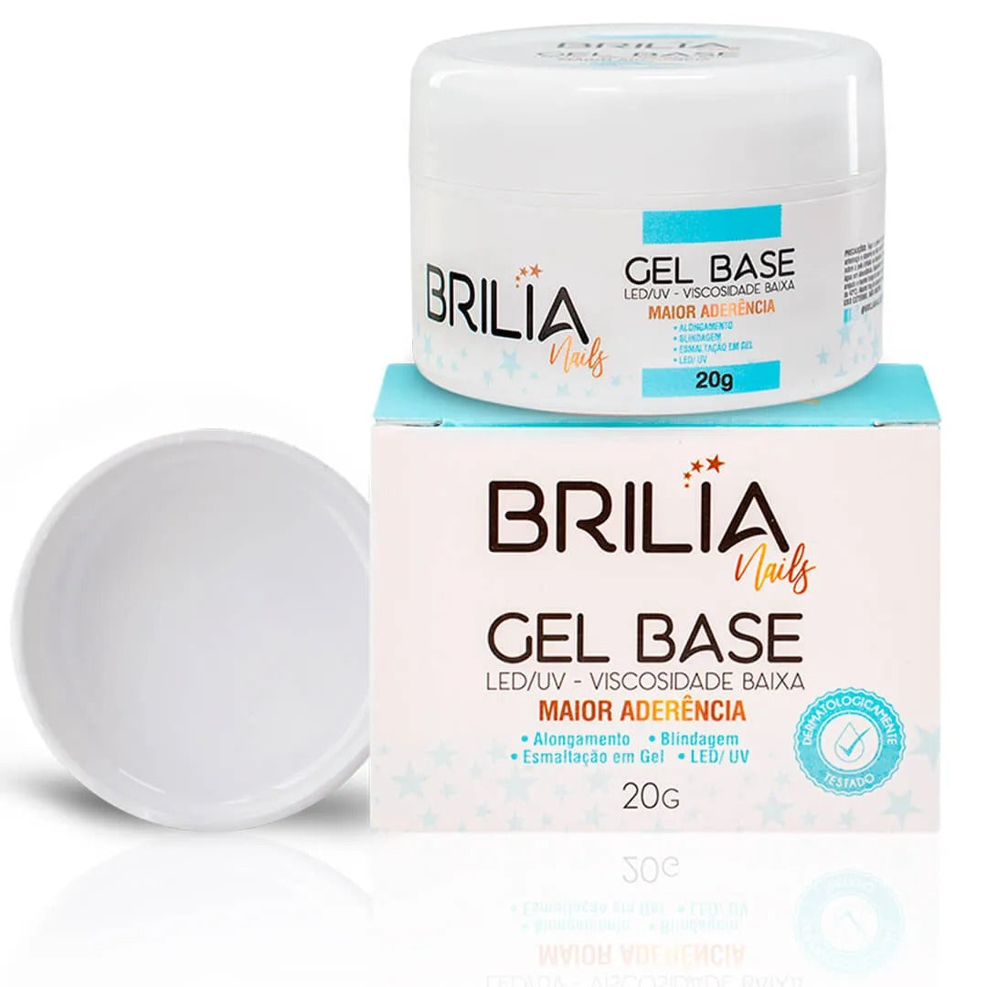 GEL BASE BRILIA NAIL 20G INVILA - Tudo para unhas em gel