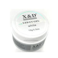 GEL LED UV X&D WHITE 15g INVILA - Tudo para unhas em gel