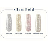 KIT ESMALTE GLAM BOLD BLUWE INVILA - Tudo para unhas em gel