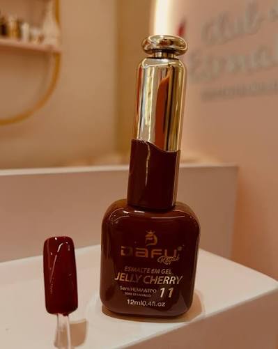ESMALTE EM GEL DAFU JELLY CHERRY SEM HEMA & TPO – COR 11 | 12ML