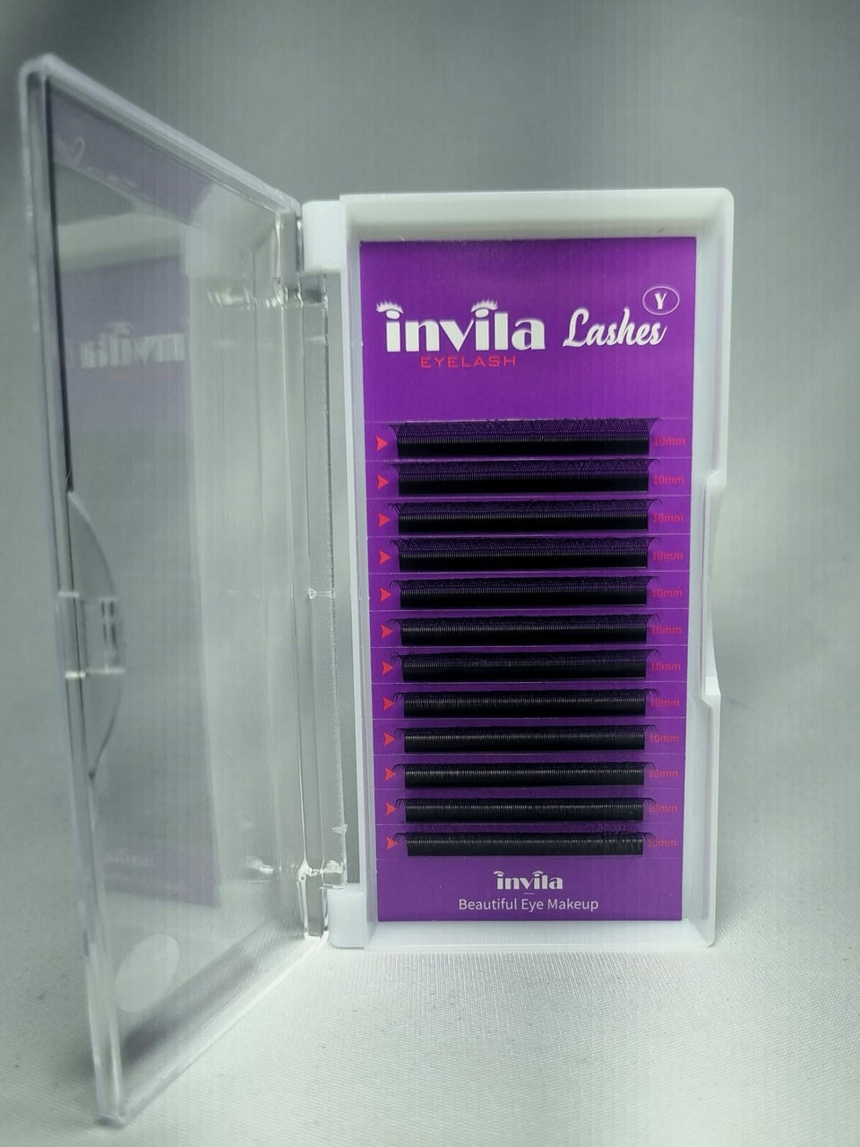 CÍLIOS Y 0.07D INVILA- 10mm INVILA - Tudo para unhas em gel