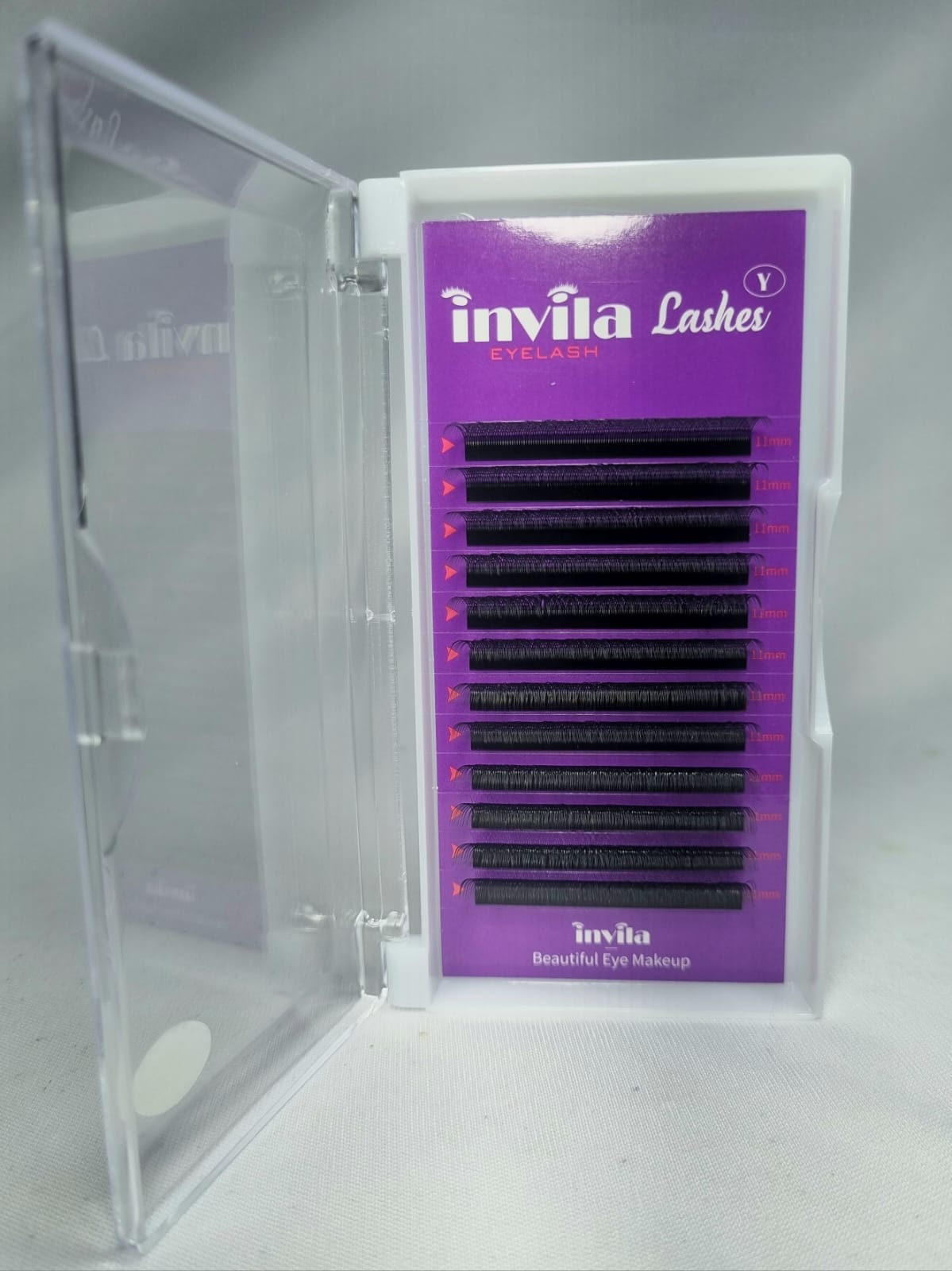CÍLIOS Y 0.07D INVILA- 11mm INVILA - Tudo para unhas em gel