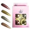 KIT PÓ CROMADO D&Z INVILA - Tudo para unhas em gel