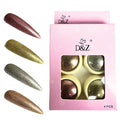KIT PÓ CROMADO D&Z INVILA - Tudo para unhas em gel