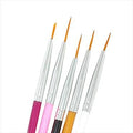 KIT PINCEL - 5 UNDS INVILA - Tudo para unhas em gel