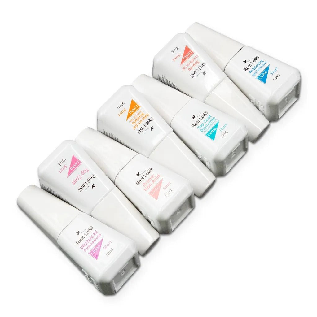 KIT LINHA START REAL LOVE 7UN INVILA - Tudo para unhas em gel