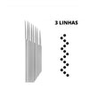 LAMINA PARA TEBORI TRIDIMENSIONAL 7 PONTAS DUPLAS INVILA - Tudo para unhas em gel