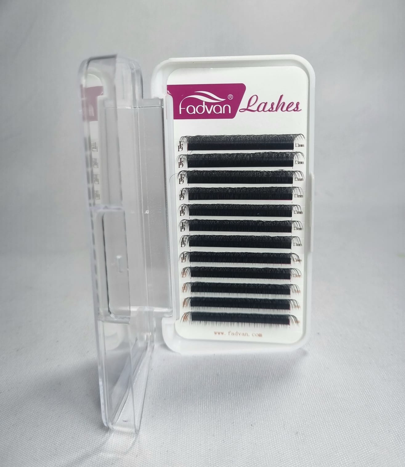 CÍLIOS FADVAN LASHES 3DW 0.07D- 13MM INVILA - Tudo para unhas em gel