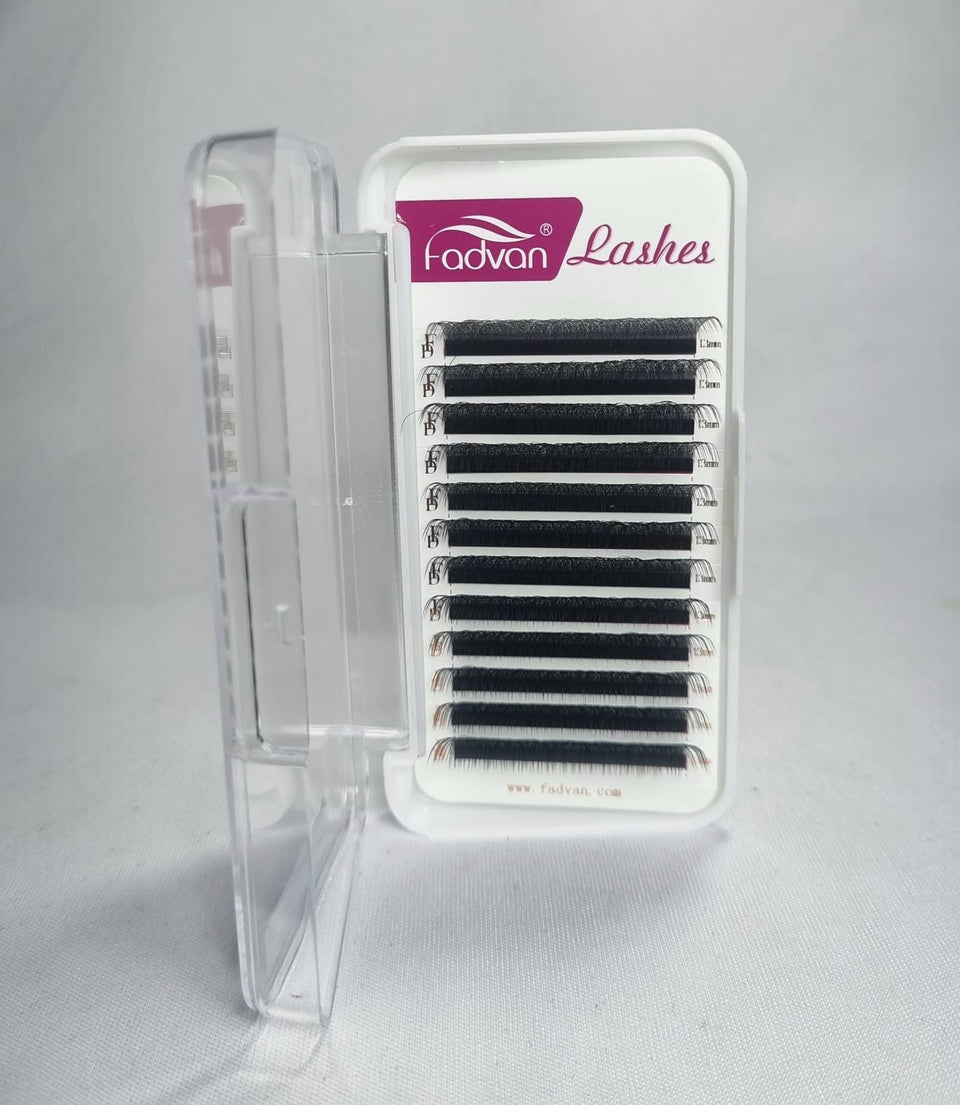CÍLIOS FADVAN LASHES 3DW 0.07D- 13MM INVILA - Tudo para unhas em gel