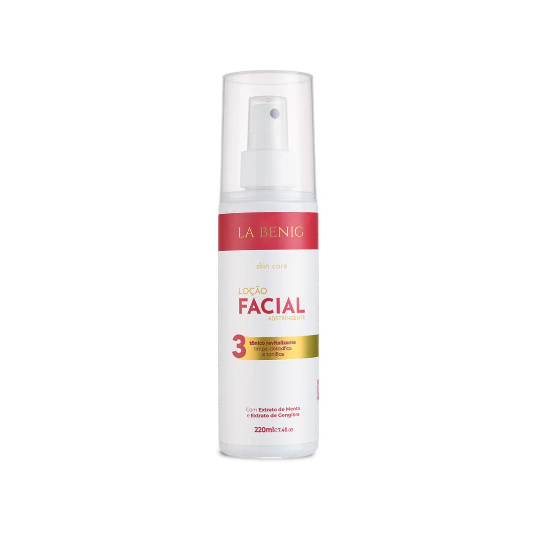 LOÇÃO FACIAL ADSTRINGENTE LA BENIG- 220ML INVILA - Tudo para unhas em gel