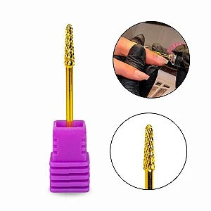 BROCA TUGSTENIO M GOLD MEDIUM UMBRELLA INVILA - Tudo para unhas em gel