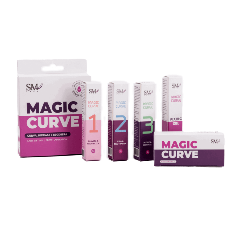 KIT MAGIC CURVE -SM LASH INVILA - Tudo para unhas em gel