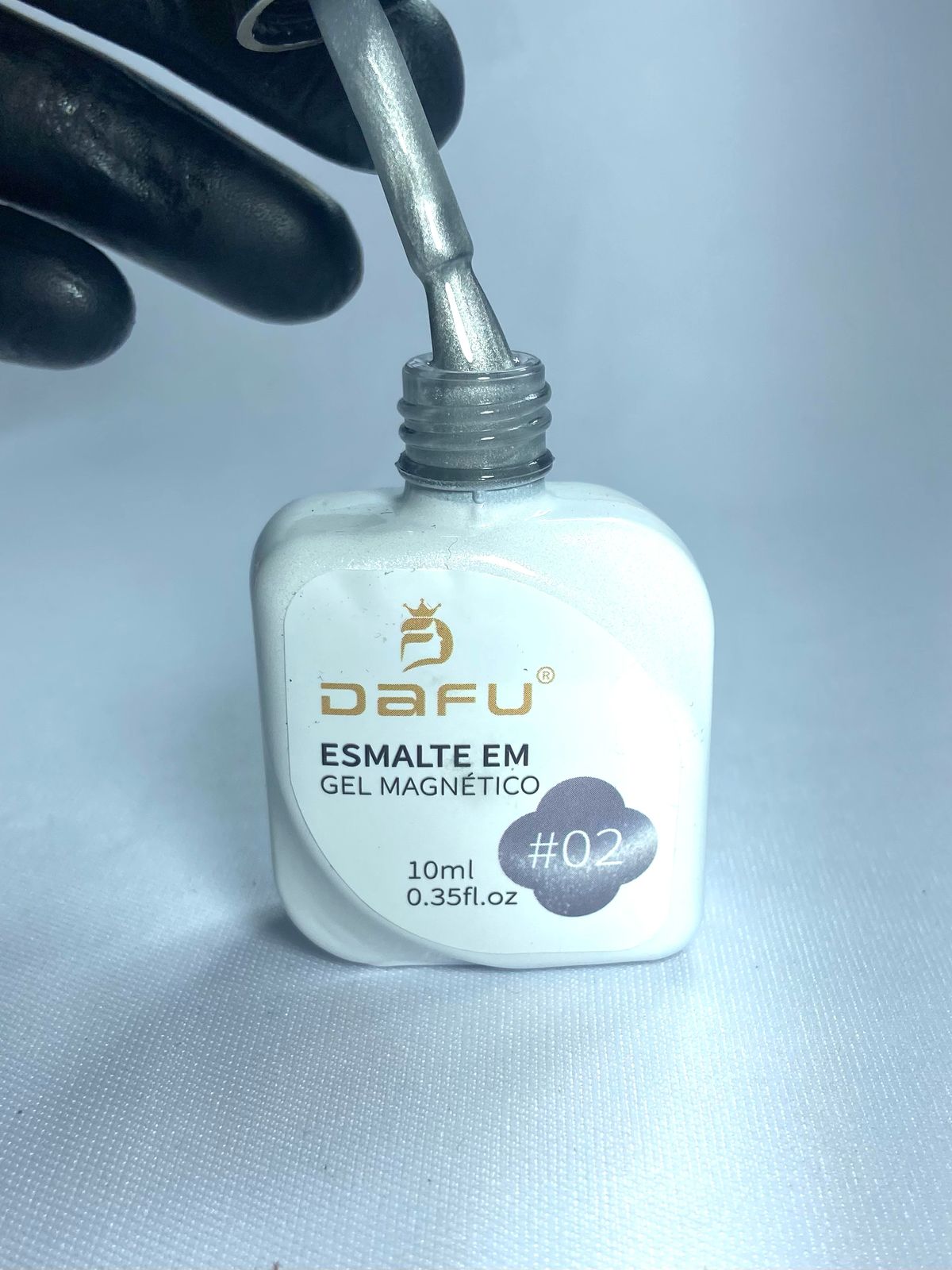 ESMALTE EM GEL MAGNÉTICO DAFU 02- 10ml INVILA - Tudo para unhas em gel