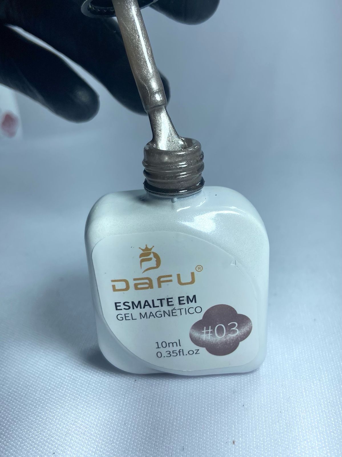 ESMALTE EM GEL MAGNÉTICO DAFU 03- 10ml INVILA - Tudo para unhas em gel