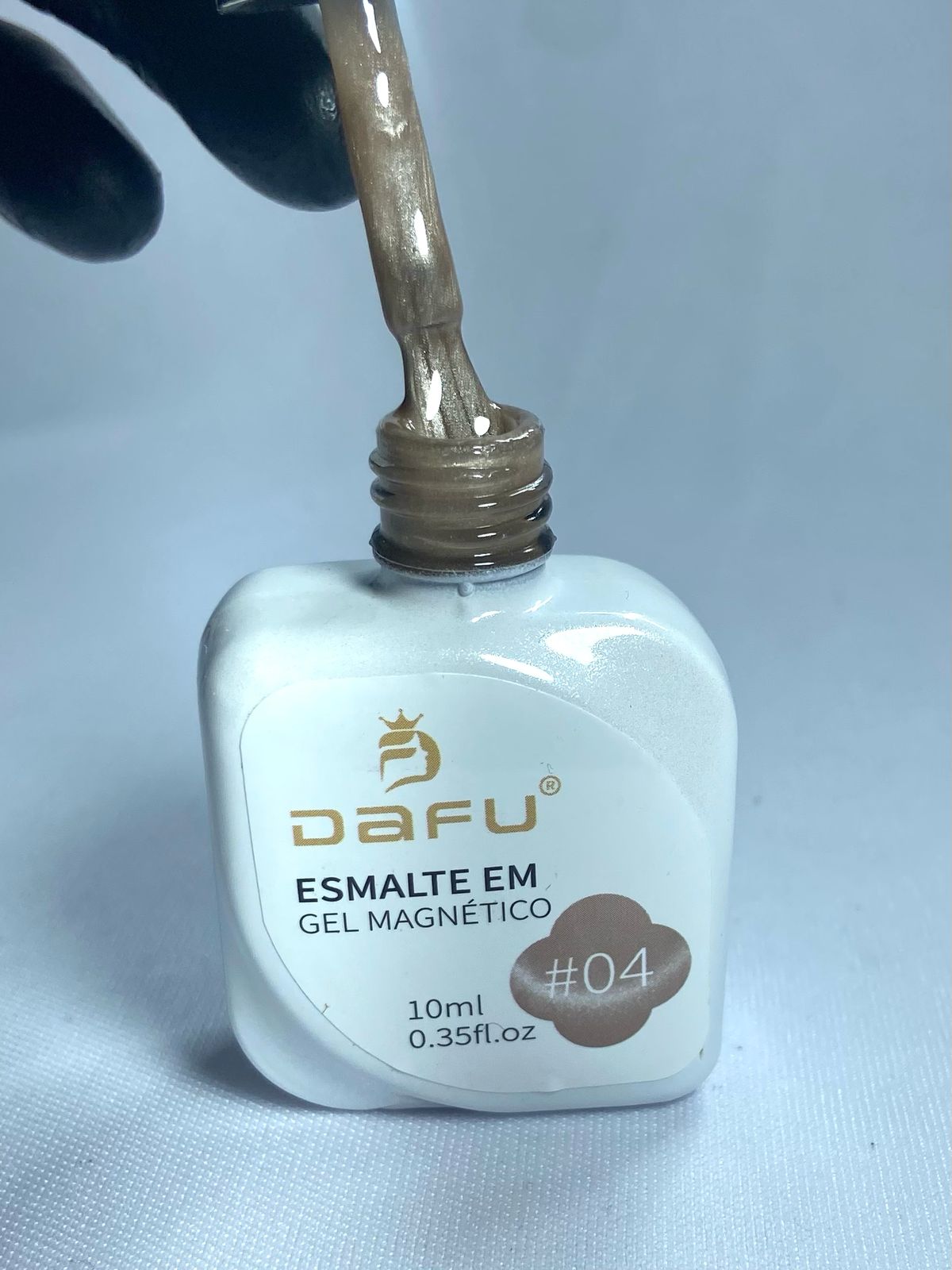 ESMALTE EM GEL MAGNÉTICO DAFU 04- 10ml INVILA - Tudo para unhas em gel