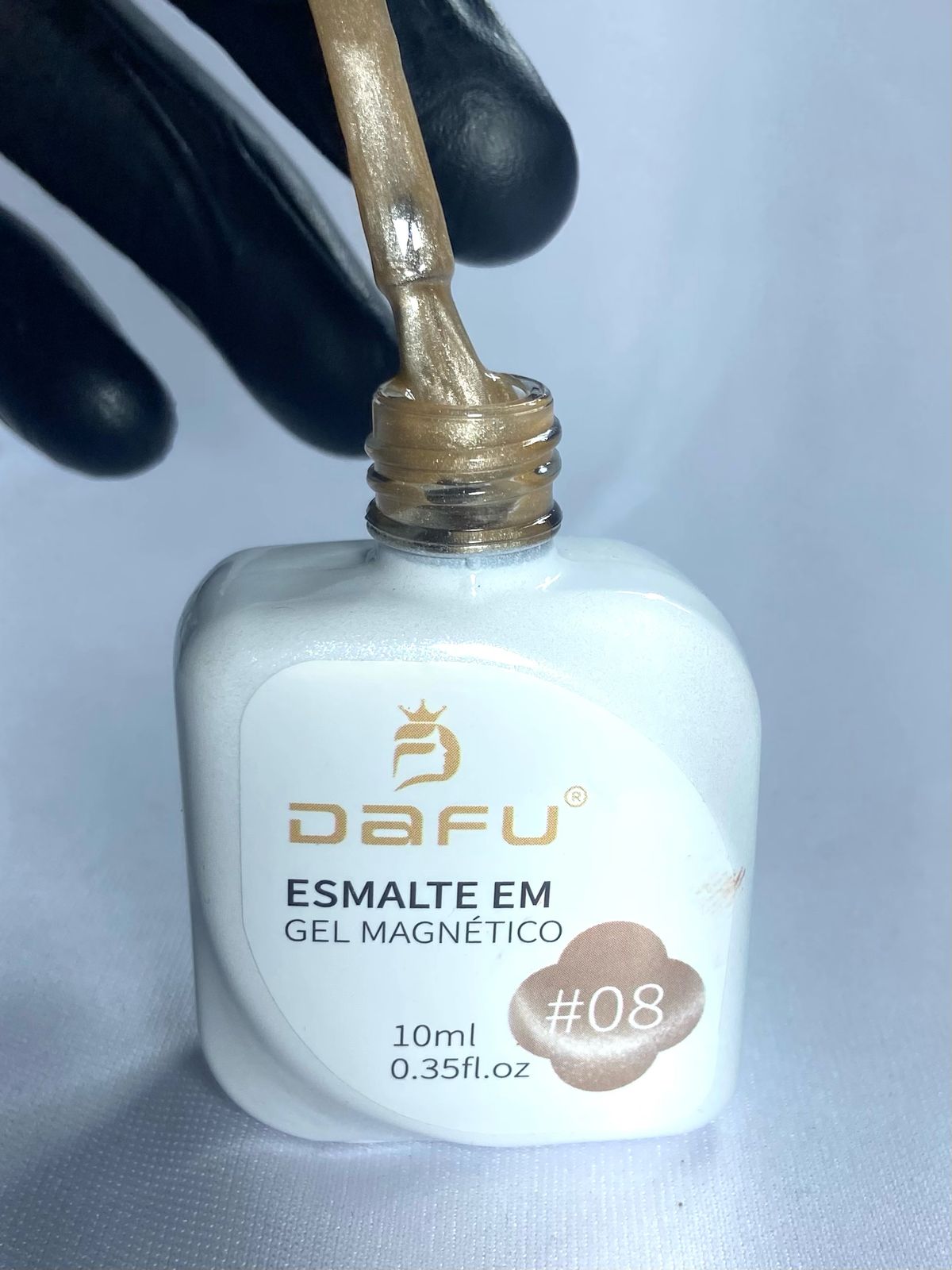 ESMALTE EM GEL MAGNÉTICO DAFU 08- 10ml INVILA - Tudo para unhas em gel