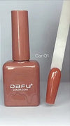 ESMALTE DAFU COLOR MARROM 01- 10ML INVILA - Tudo para unhas em gel